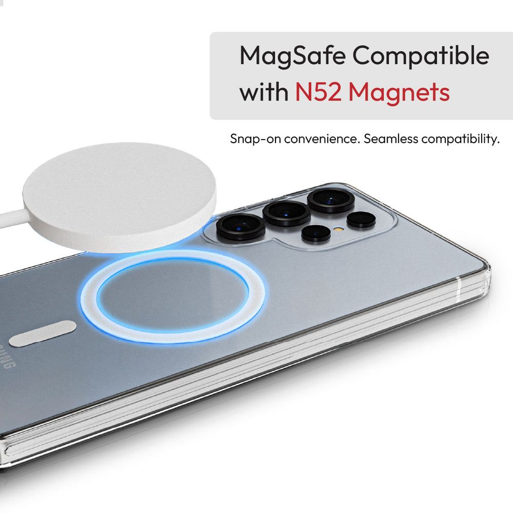 Samsung Galaxy S24 Ultra Clear Armour Anti-Yellow MagSafe Case