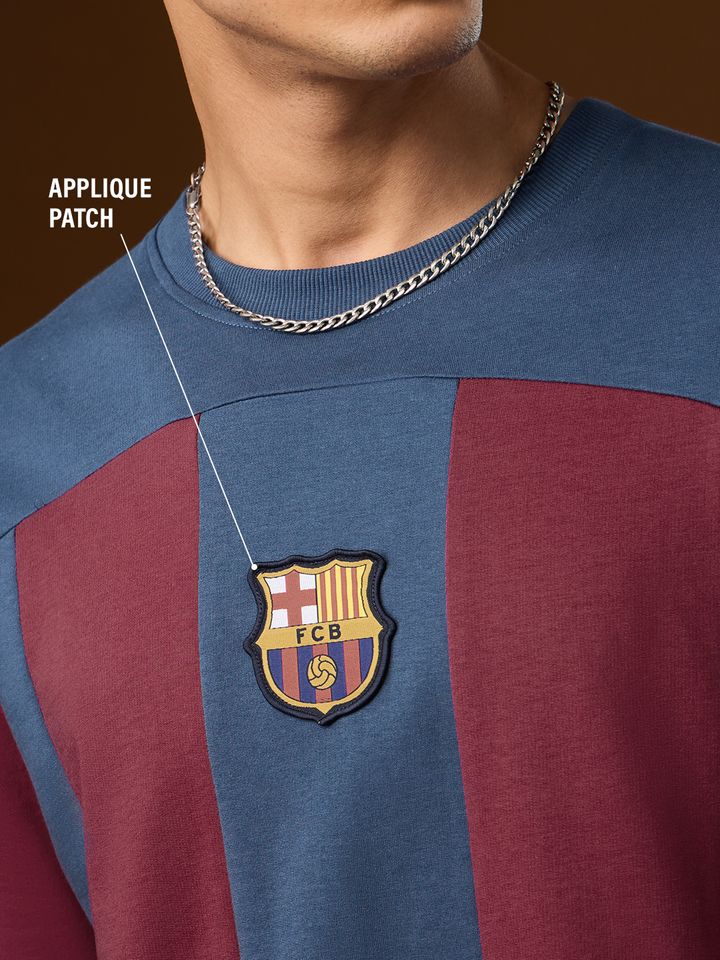 Oversized FC Barcelona Football T-Shirt