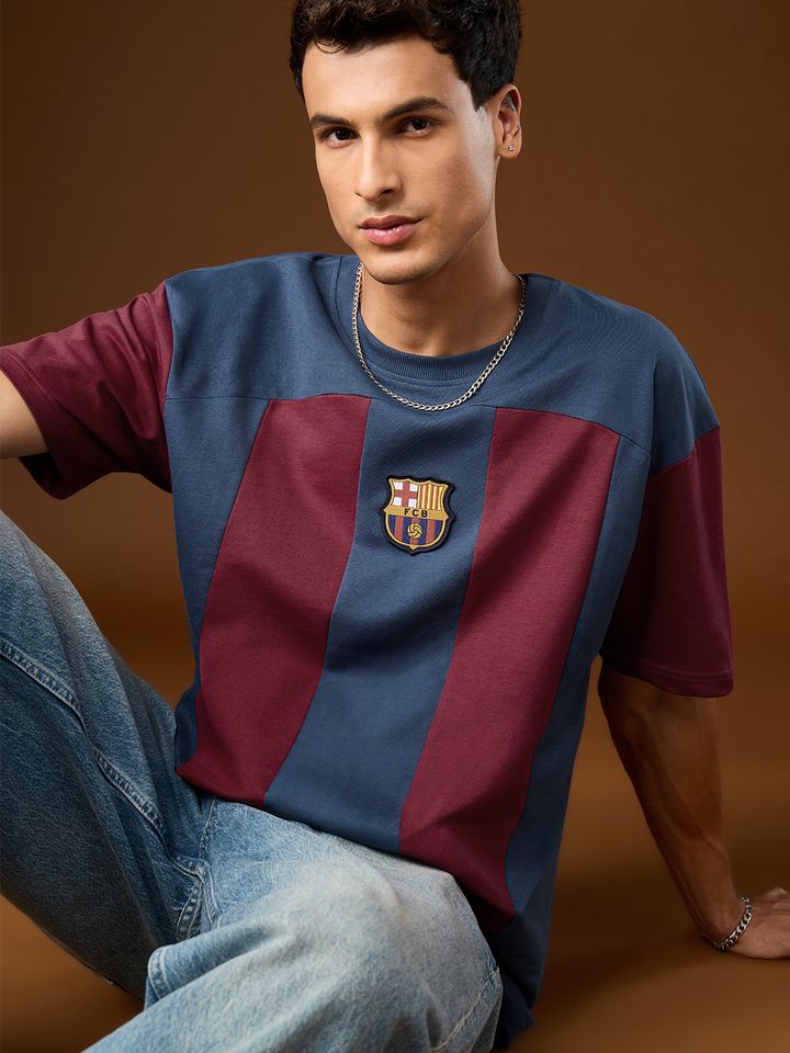 Oversized FC Barcelona Football T-Shirt