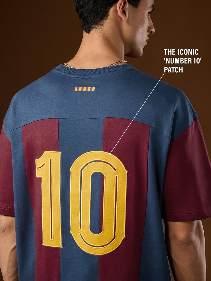Oversized FC Barcelona Football T-Shirt
