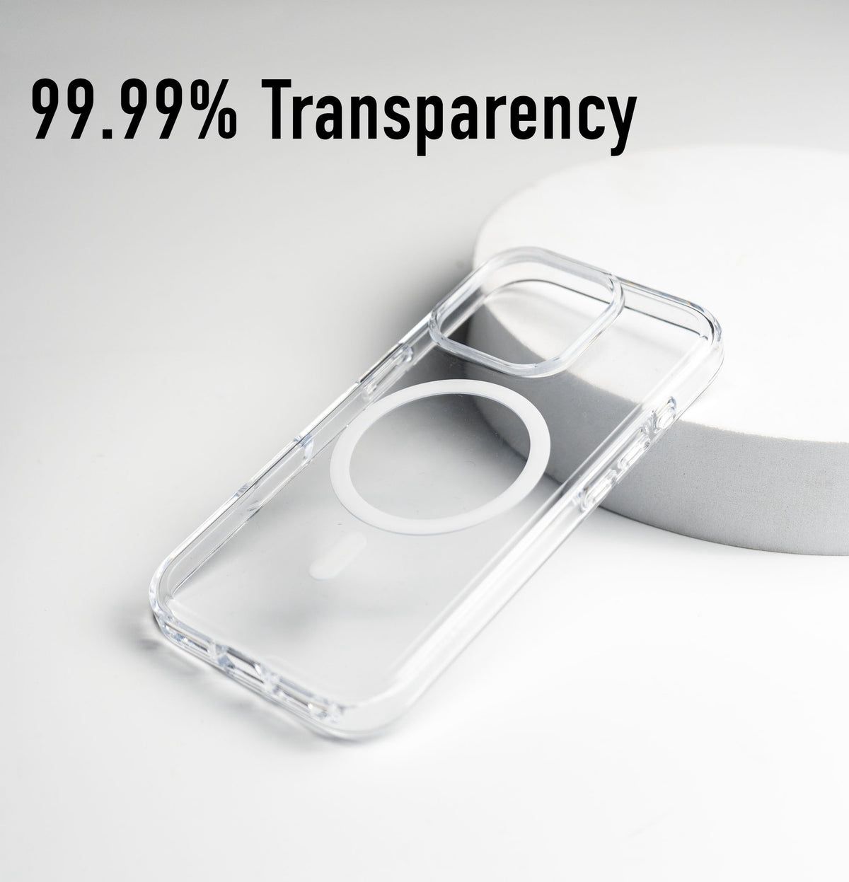 Ultra Hybrid Anti Yellow T MagFit Back Cover Case For All iPhone